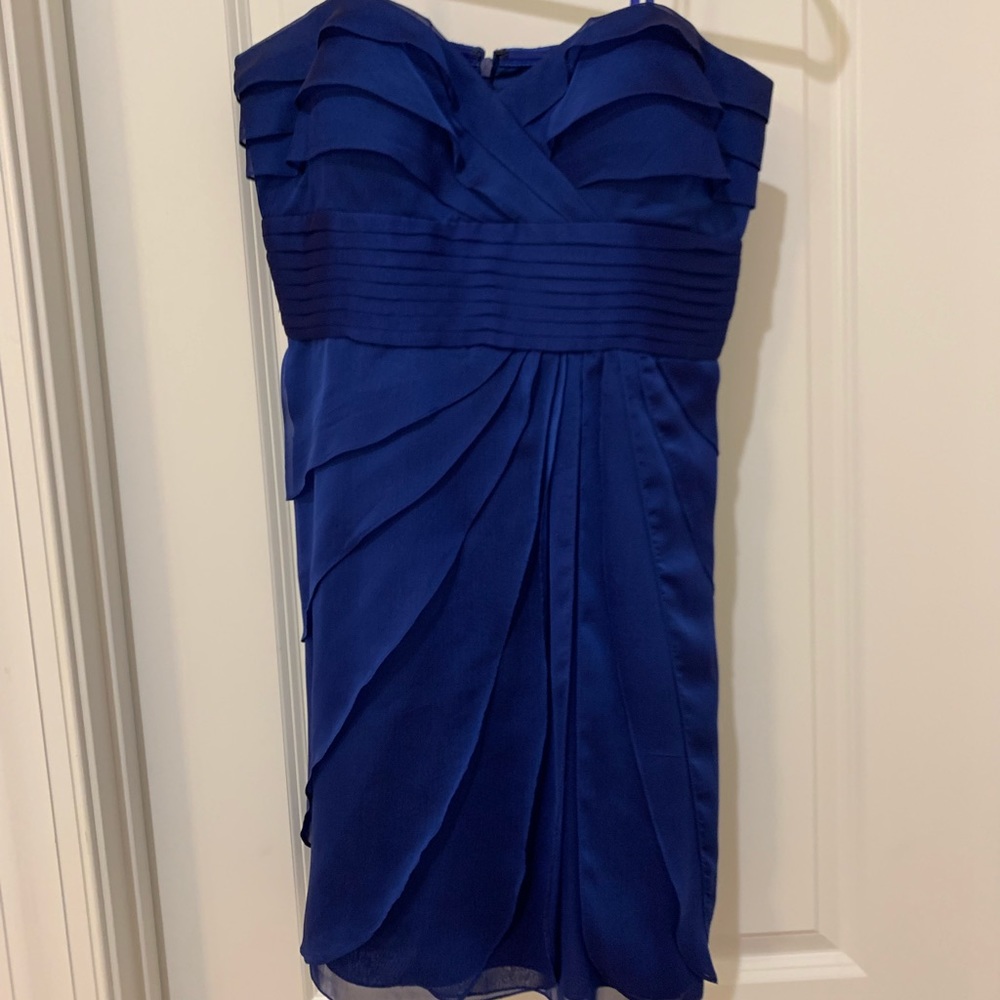 Royal blue cocktail dress